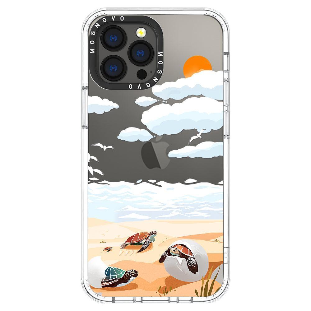 Baby Tortoise Phone Case - iPhone 13 Pro Max Case - MOSNOVO