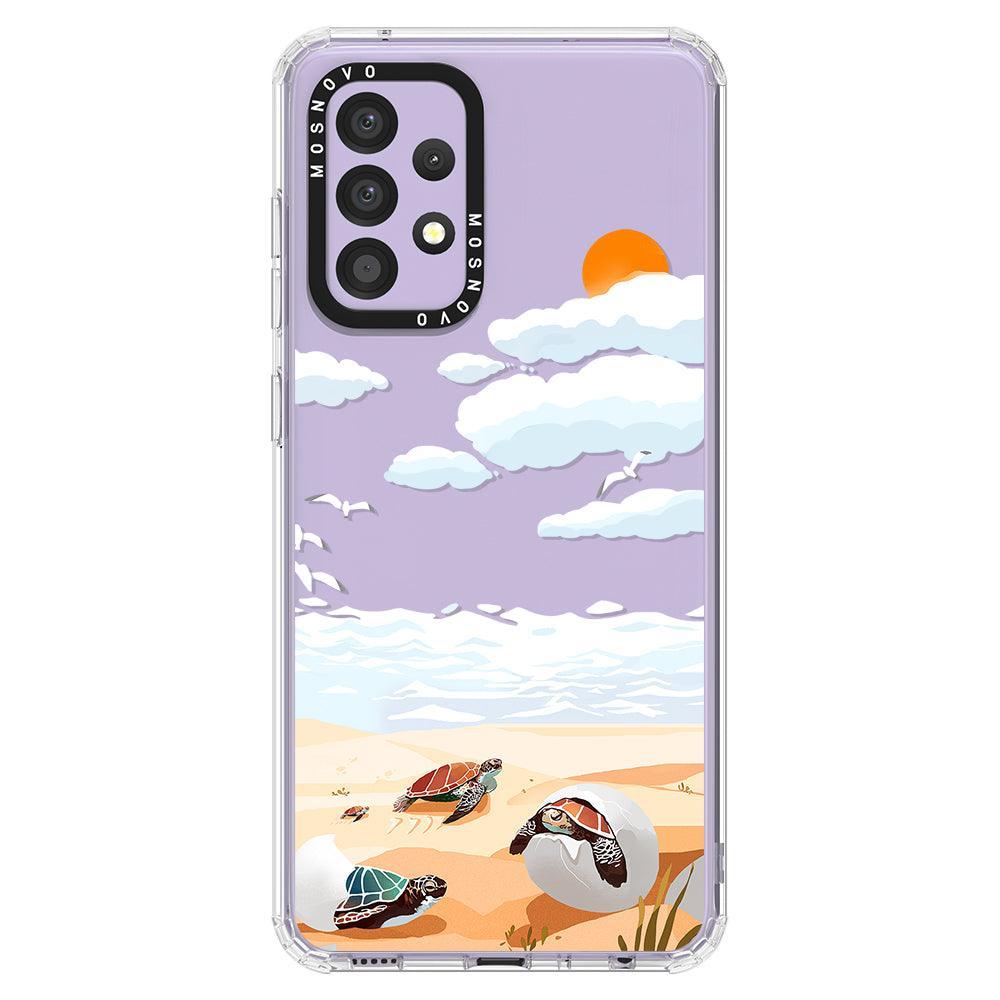 Baby Sea Turtle Phone Case - Samsung Galaxy A52 & A52s Case - MOSNOVO