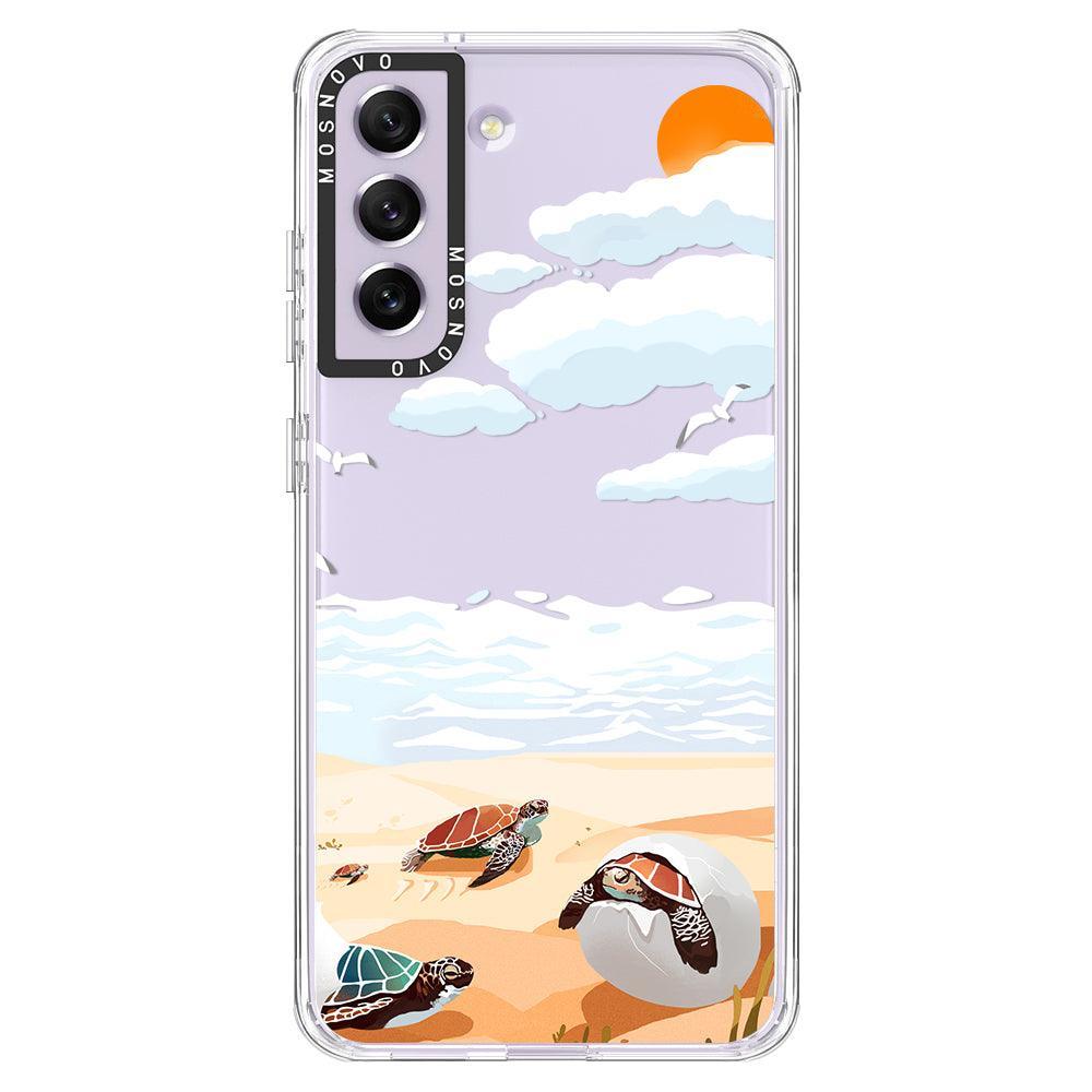 Baby Sea Turtle Phone Case - Samsung Galaxy S21 FE Case - MOSNOVO