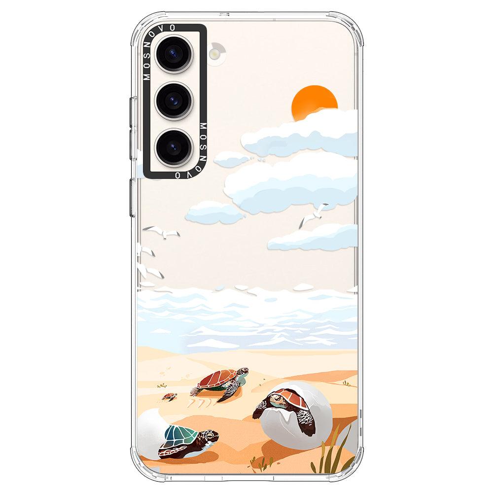 Baby Sea Turtle Phone Case - Samsung Galaxy S23 Plus Case - MOSNOVO