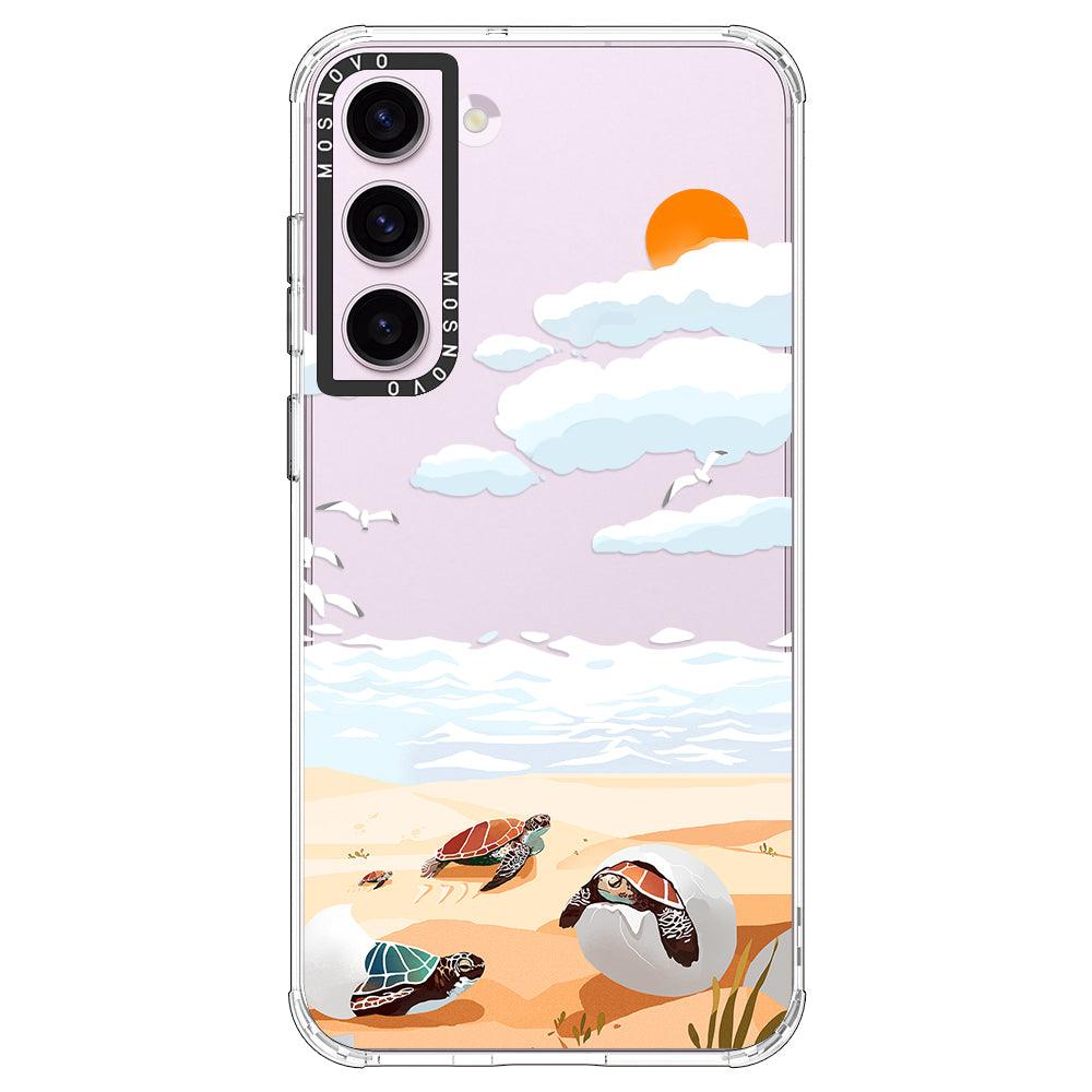 Baby Sea Turtle Phone Case - Samsung Galaxy S23 Plus Case - MOSNOVO