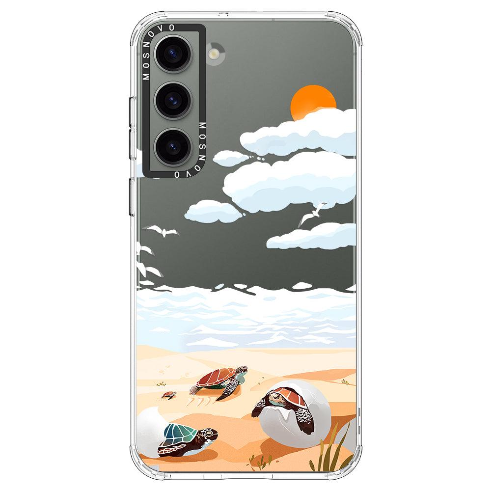 Baby Sea Turtle Phone Case - Samsung Galaxy S23 Plus Case - MOSNOVO