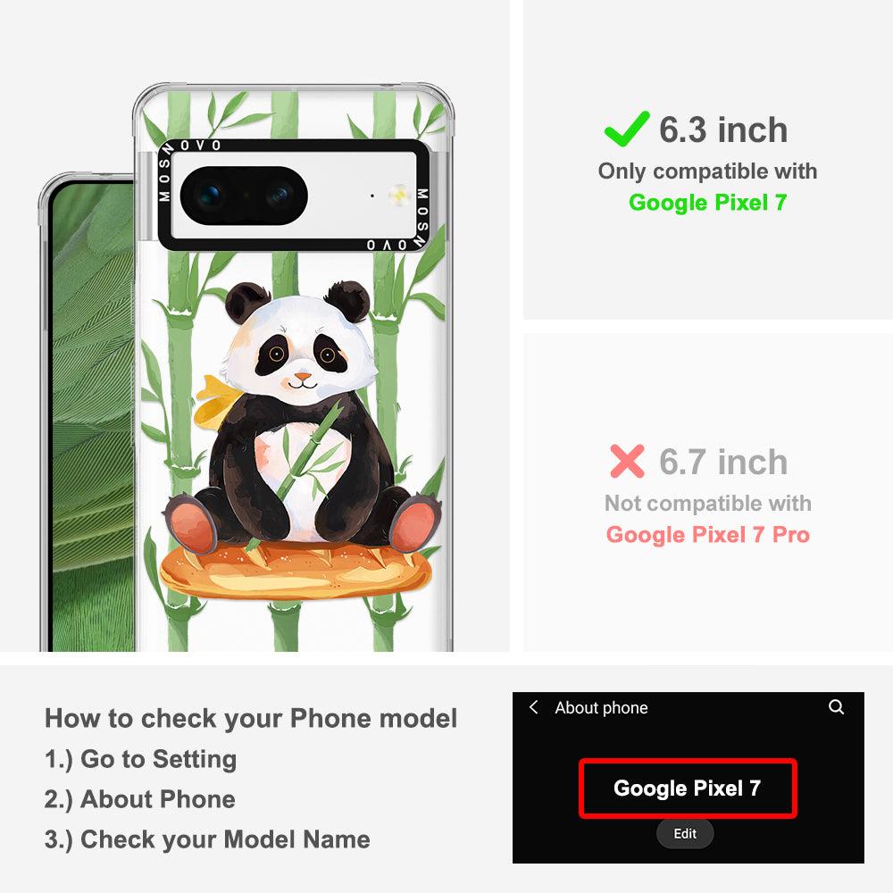 Bamboo Panda Phone Case - Google Pixel 7 Case - MOSNOVO