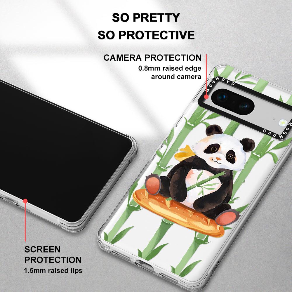 Bamboo Panda Phone Case - Google Pixel 7 Case - MOSNOVO