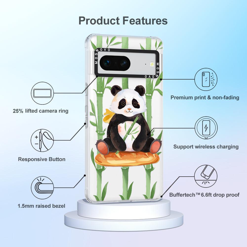 Bamboo Panda Phone Case - Google Pixel 7 Case - MOSNOVO