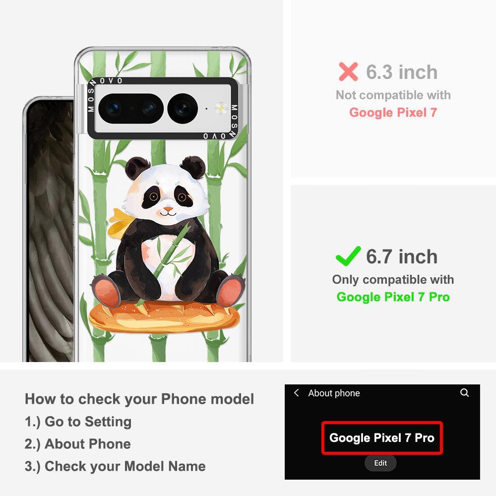 Bamboo Panda Phone Case - Google Pixel 7 Pro Case - MOSNOVO