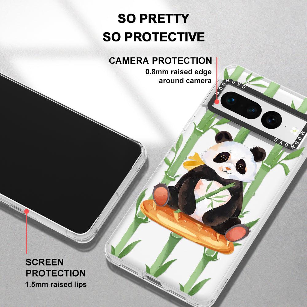 Bamboo Panda Phone Case - Google Pixel 7 Pro Case - MOSNOVO