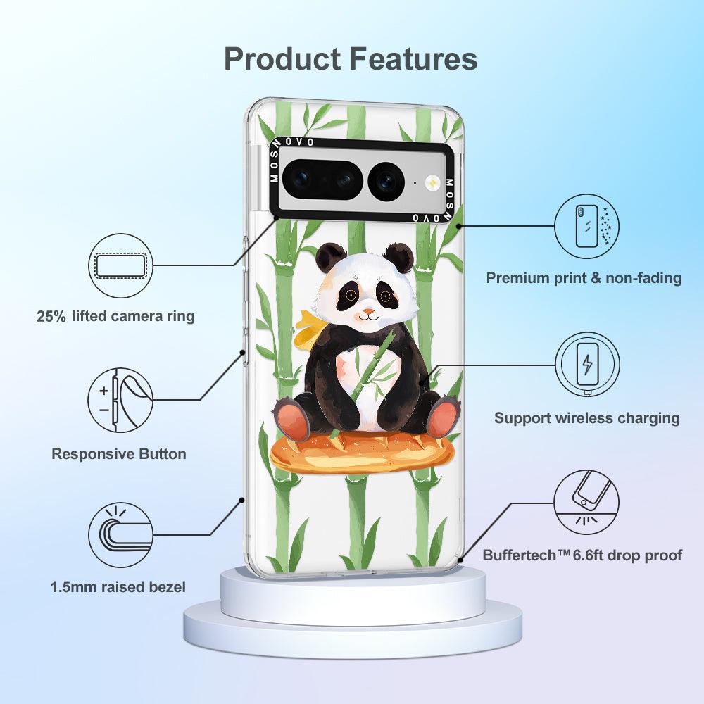 Bamboo Panda Phone Case - Google Pixel 7 Pro Case - MOSNOVO