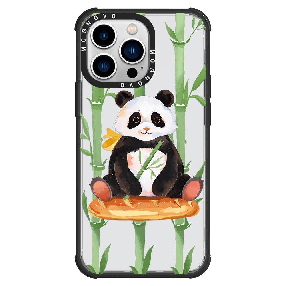 Bamboo Panda Phone Case - iPhone 13 Pro Case - MOSNOVO