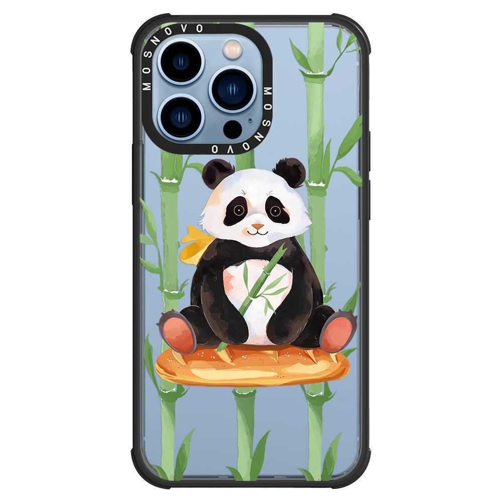 Bamboo Panda Phone Case - iPhone 13 Pro Case - MOSNOVO