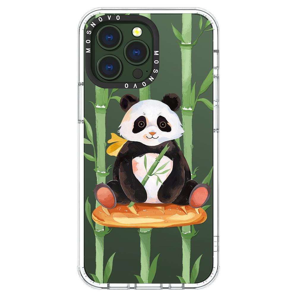 Bamboo Panda Phone Case - iPhone 13 Pro Case - MOSNOVO