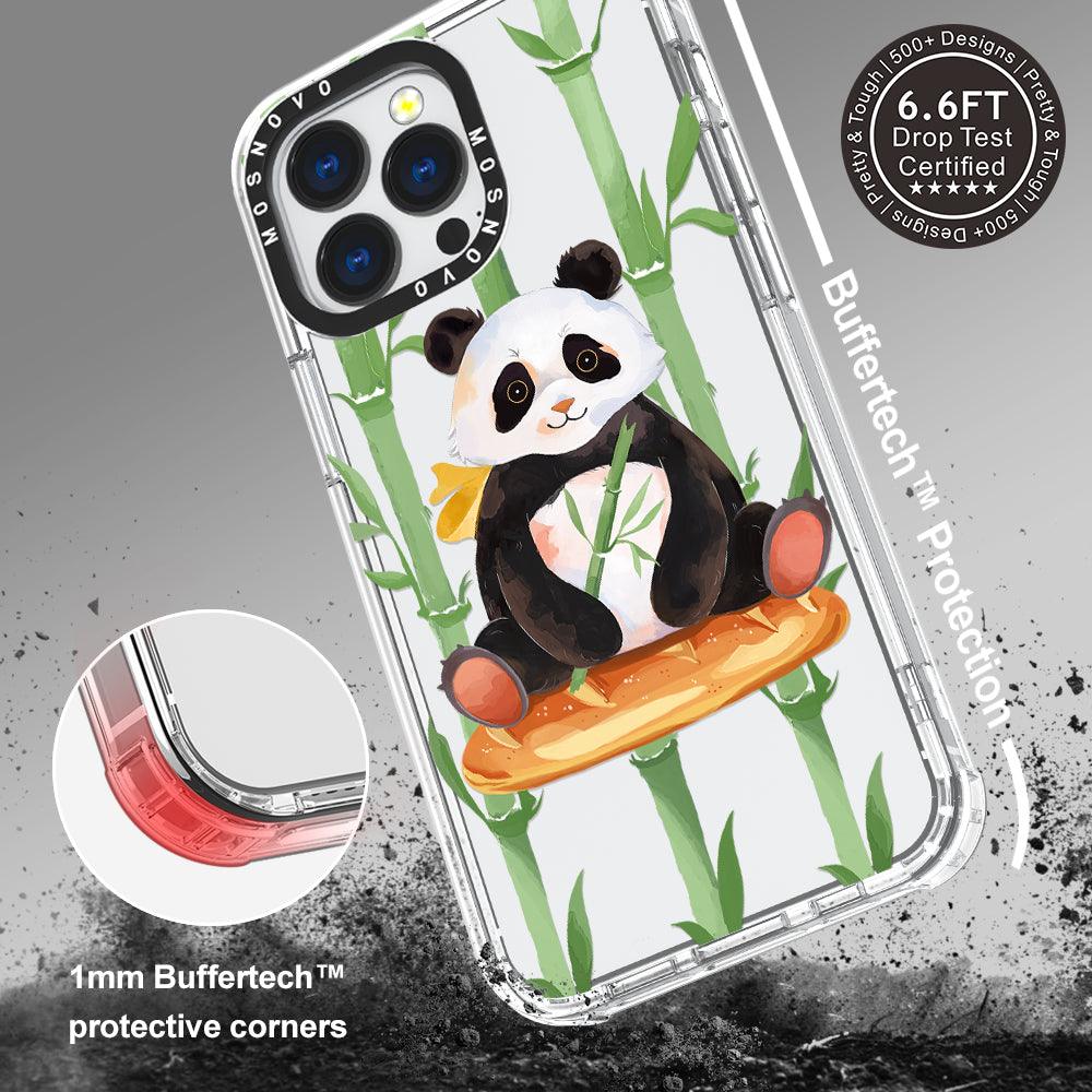 Bamboo Panda Phone Case - iPhone 13 Pro Case - MOSNOVO