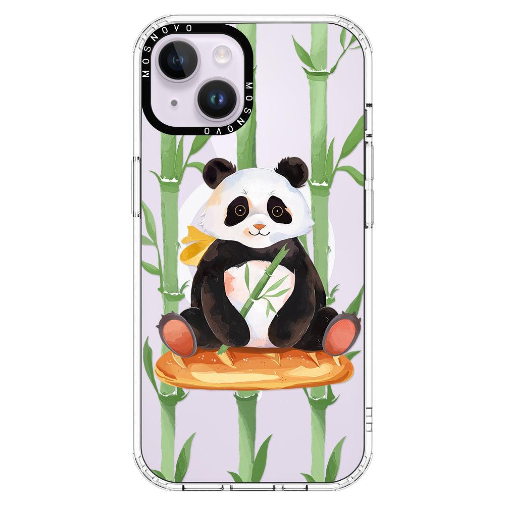 Bamboo Panda Phone Case - iPhone 14 Case - MOSNOVO