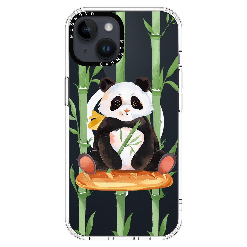 Bamboo Panda Phone Case - iPhone 14 Case - MOSNOVO