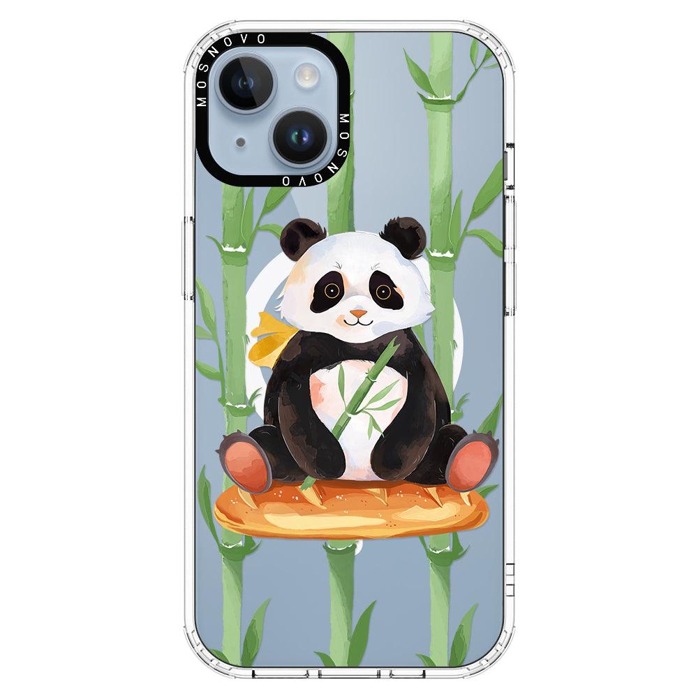 Bamboo Panda Phone Case - iPhone 14 Case - MOSNOVO