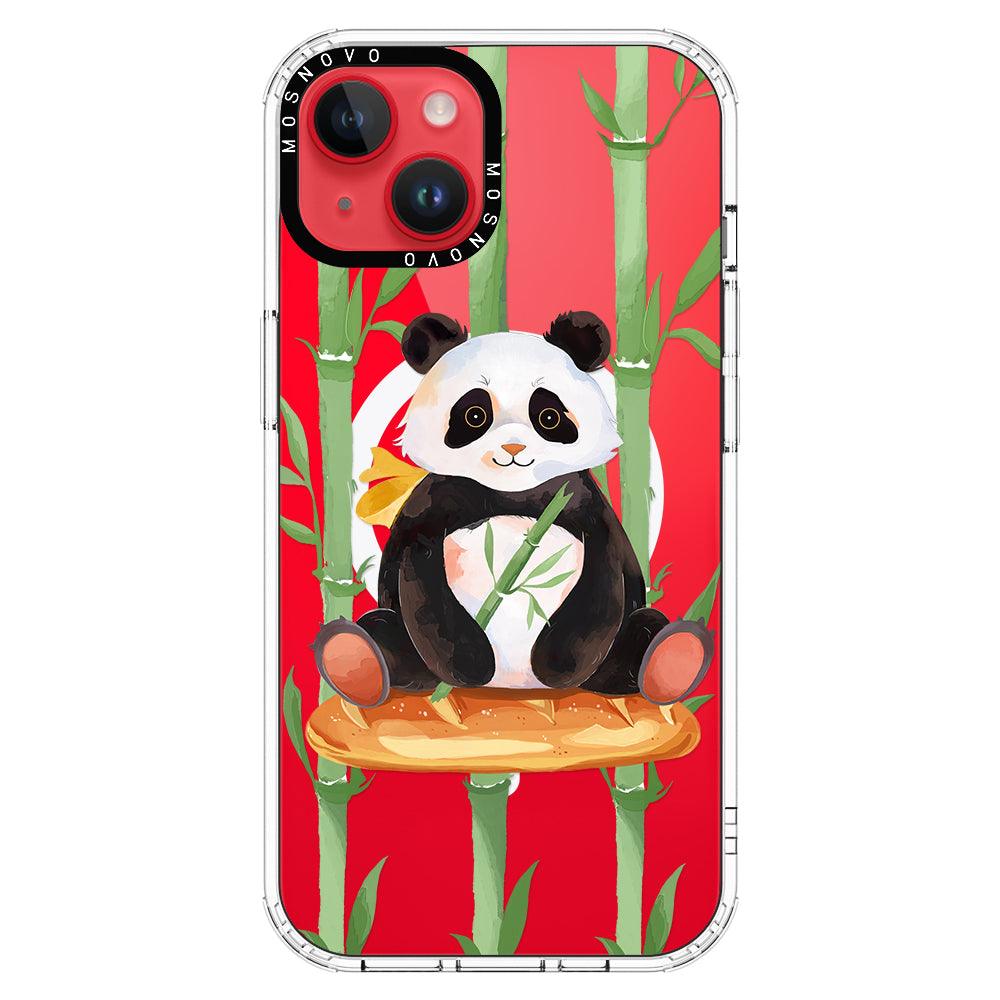 Bamboo Panda Phone Case - iPhone 14 Case - MOSNOVO