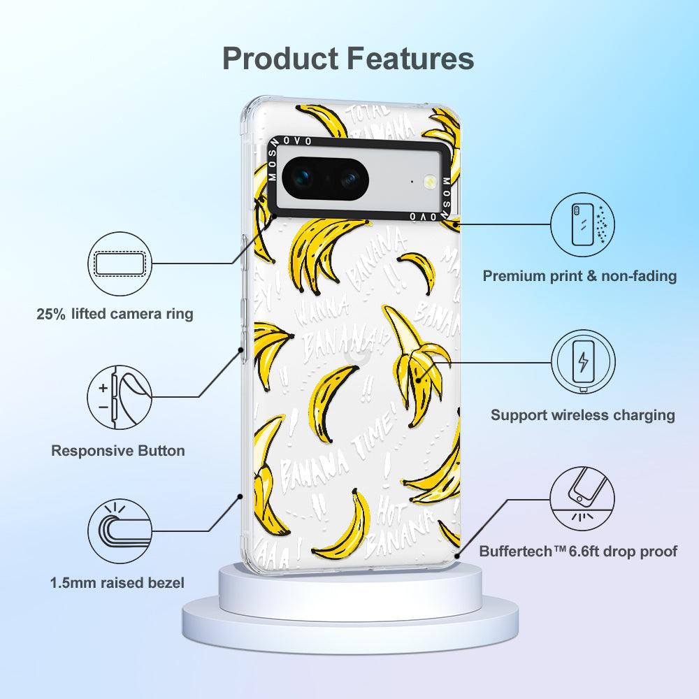 Banana Banana Phone Case - Google Pixel 7 Case - MOSNOVO