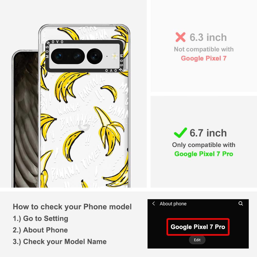 Banana Banana Phone Case - Google Pixel 7 Pro Case - MOSNOVO