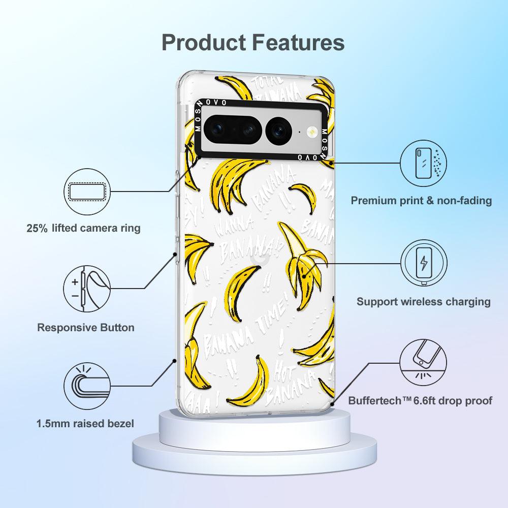 Banana Banana Phone Case - Google Pixel 7 Pro Case - MOSNOVO