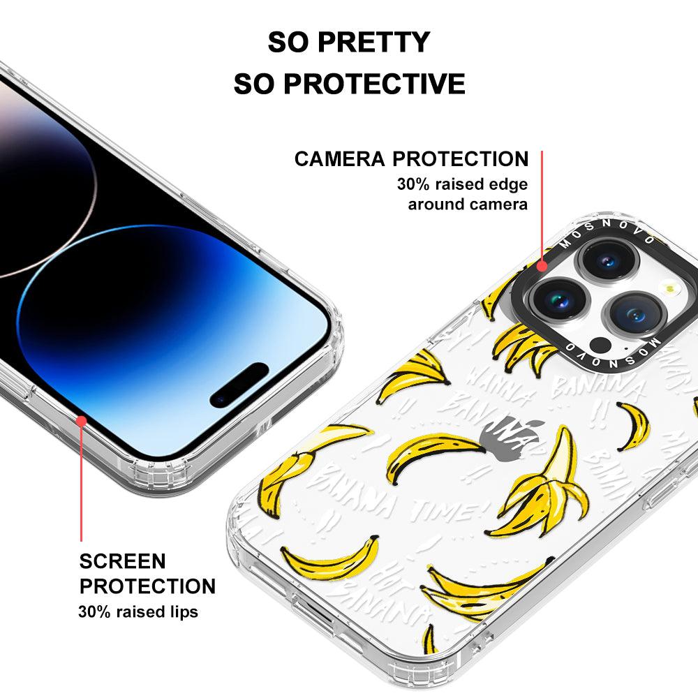 Banana Banana Phone Case - iPhone 14 Pro Case - MOSNOVO