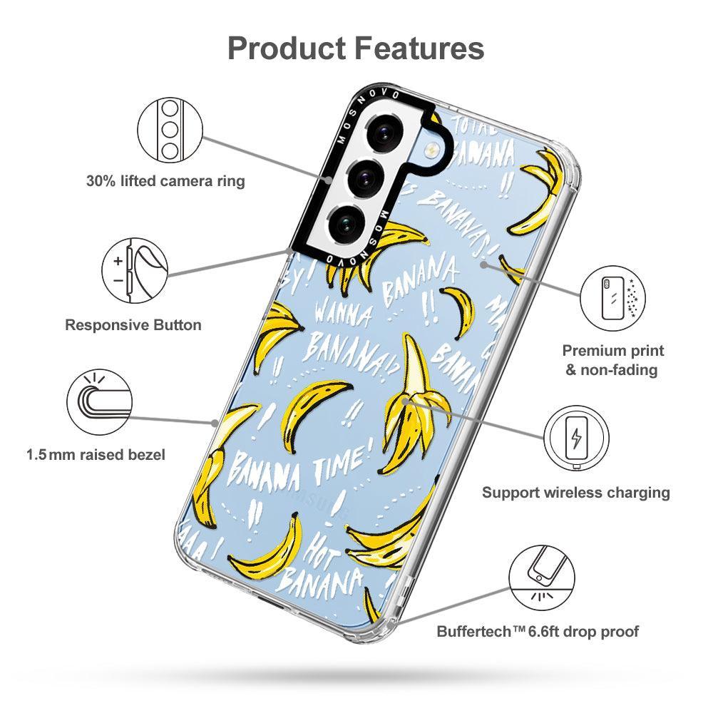 Banana Banana Phone Case - Samsung Galaxy S22 Plus Case - MOSNOVO