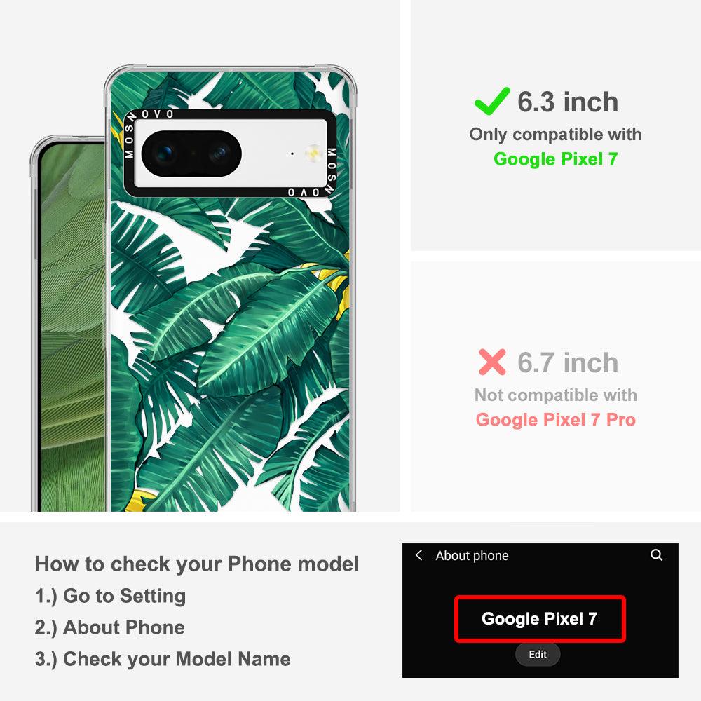 Banana Leaf Phone Case - Google Pixel 7 Case - MOSNOVO