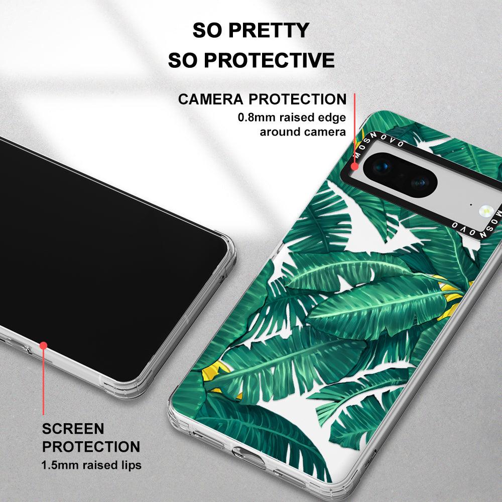 Banana Leaf Phone Case - Google Pixel 7 Case - MOSNOVO