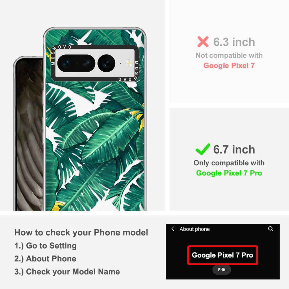 Banana Leaf Phone Case - Google Pixel 7 Pro Case - MOSNOVO