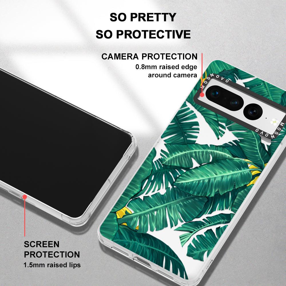 Banana Leaf Phone Case - Google Pixel 7 Pro Case - MOSNOVO