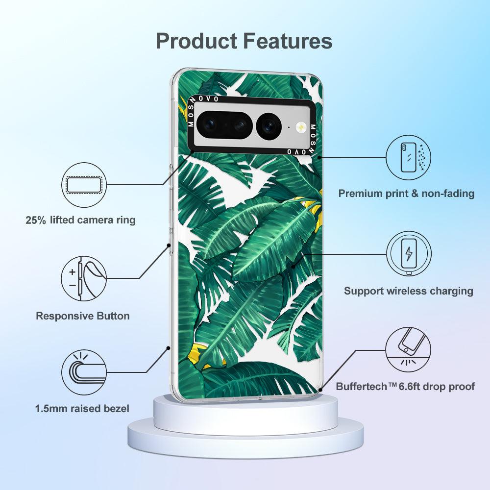 Banana Leaf Phone Case - Google Pixel 7 Pro Case - MOSNOVO