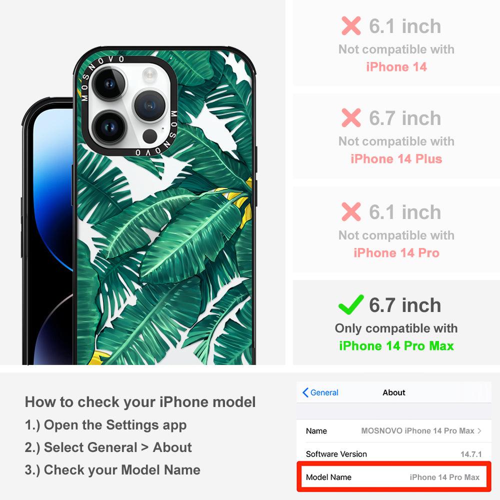 Banana Tree Phone Case - iPhone 14 Pro Max Case - MOSNOVO