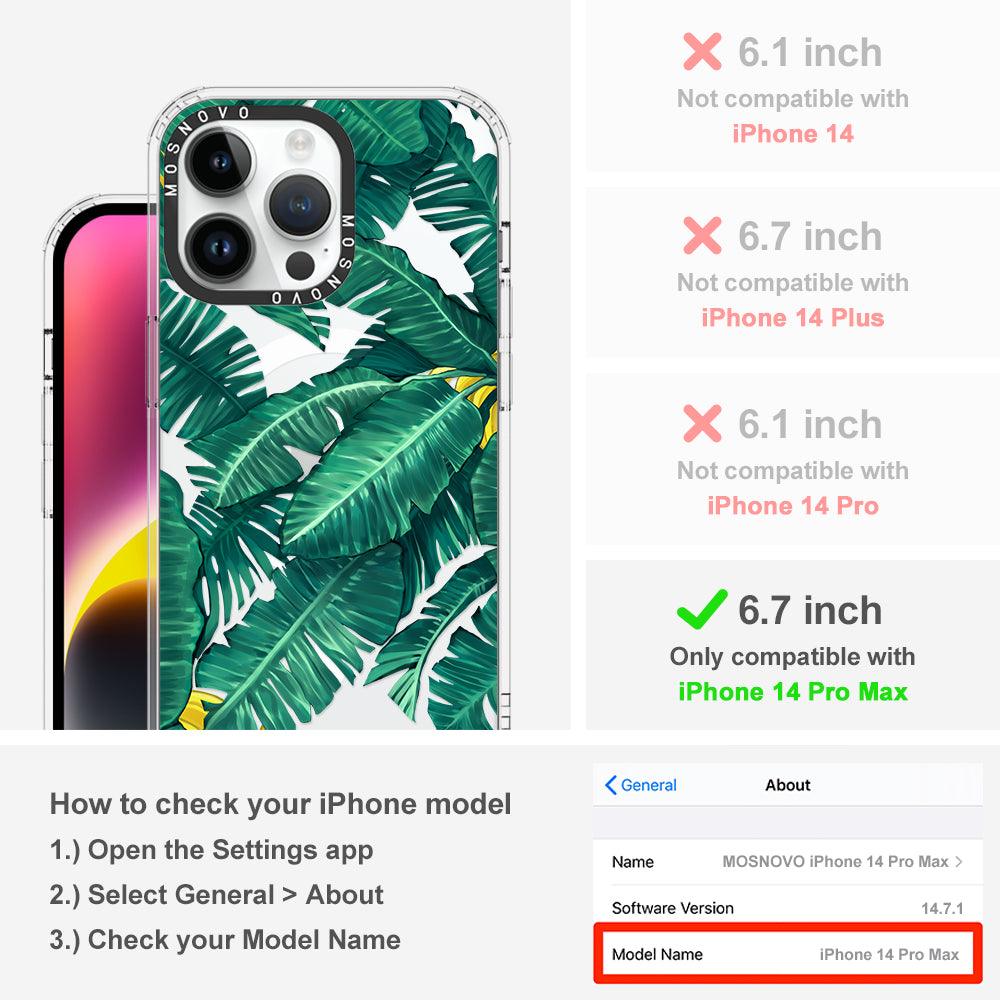Banana Tree Phone Case - iPhone 14 Pro Max Case - MOSNOVO
