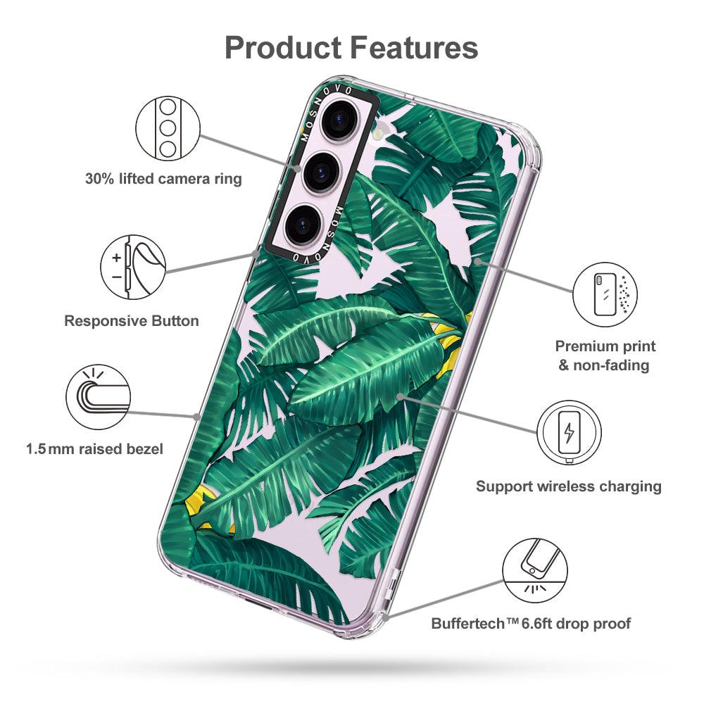 Banana Leaf Phone Case - Samsung Galaxy S23 Case - MOSNOVO