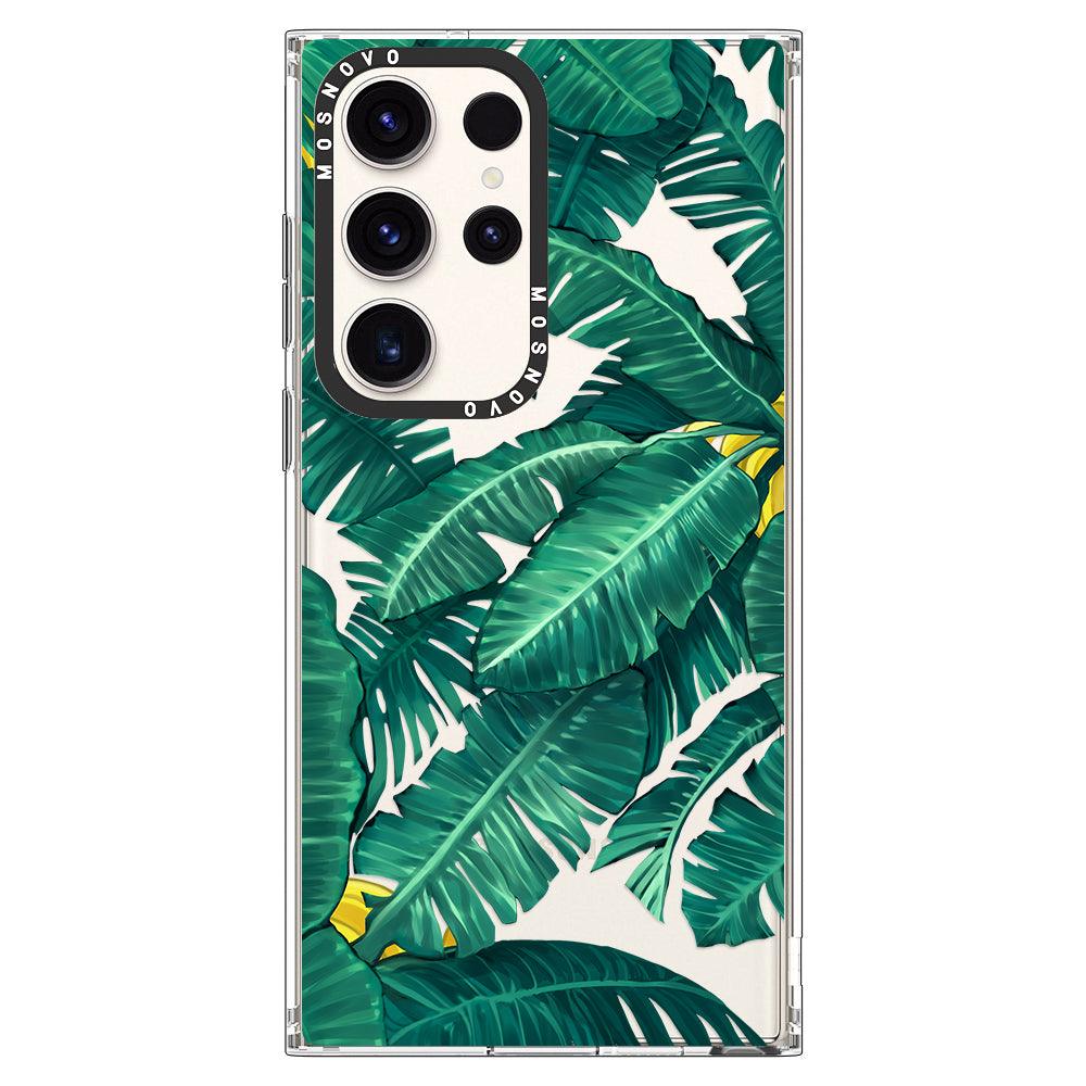 Banana Leaf Phone Case - Samsung Galaxy S23 Ultra Case - MOSNOVO