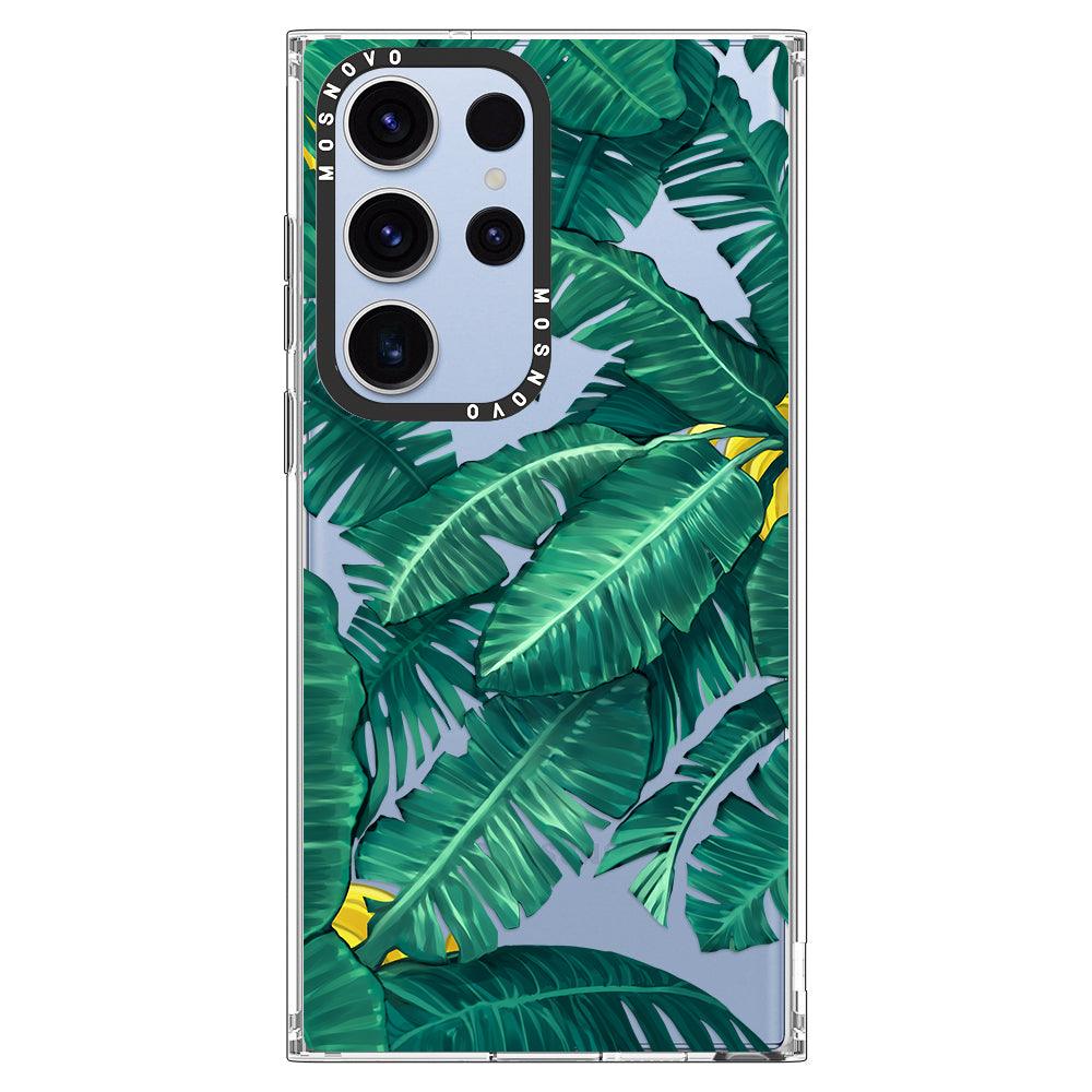 Banana Leaf Phone Case - Samsung Galaxy S23 Ultra Case - MOSNOVO