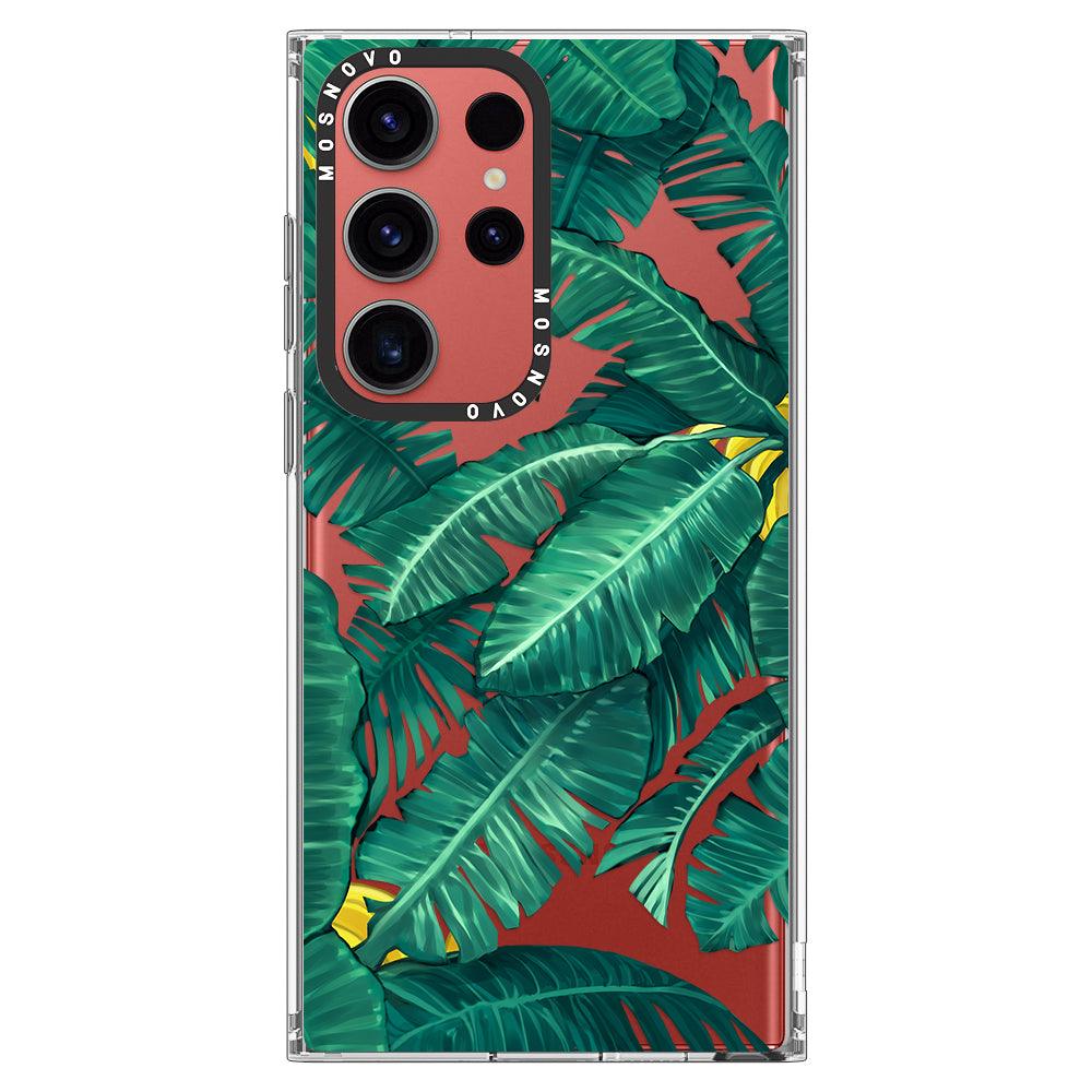 Banana Leaf Phone Case - Samsung Galaxy S23 Ultra Case - MOSNOVO