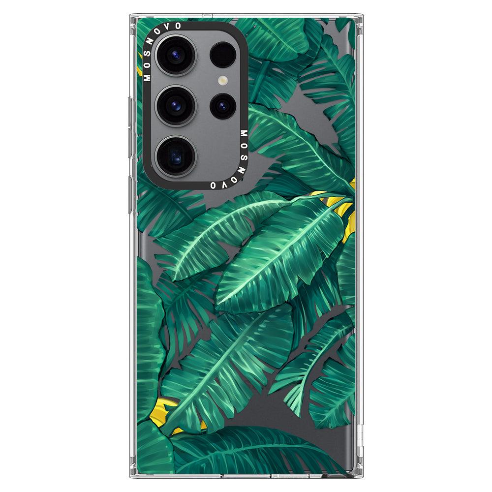 Banana Leaf Phone Case - Samsung Galaxy S23 Ultra Case - MOSNOVO