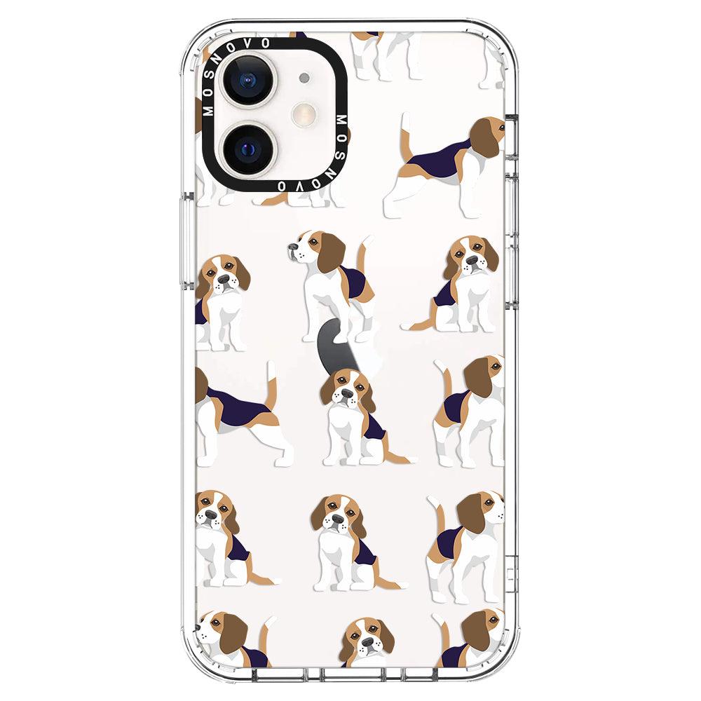 Cute Beagles Phone Case - iPhone 12 Case - MOSNOVO