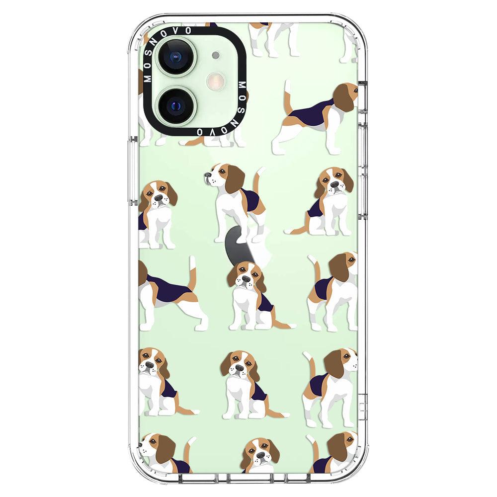 Cute Beagles Phone Case - iPhone 12 Case - MOSNOVO