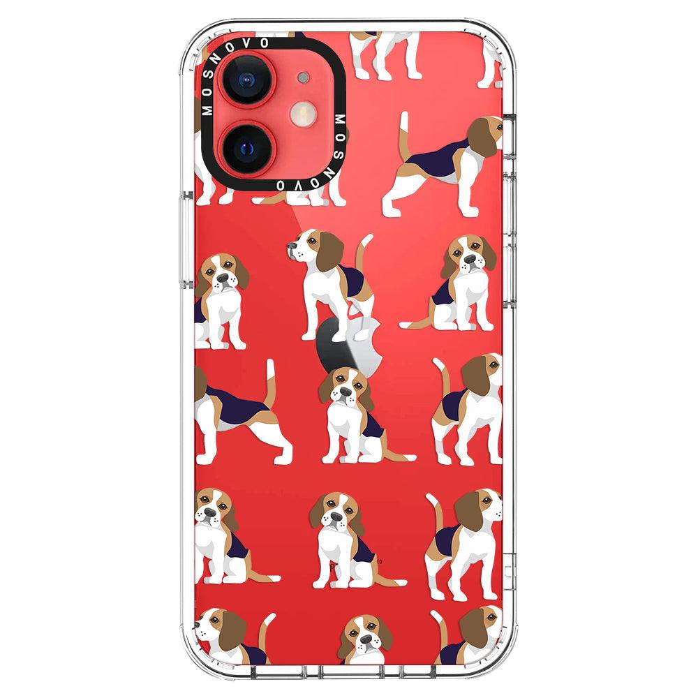 Cute Beagles Phone Case - iPhone 12 Case - MOSNOVO