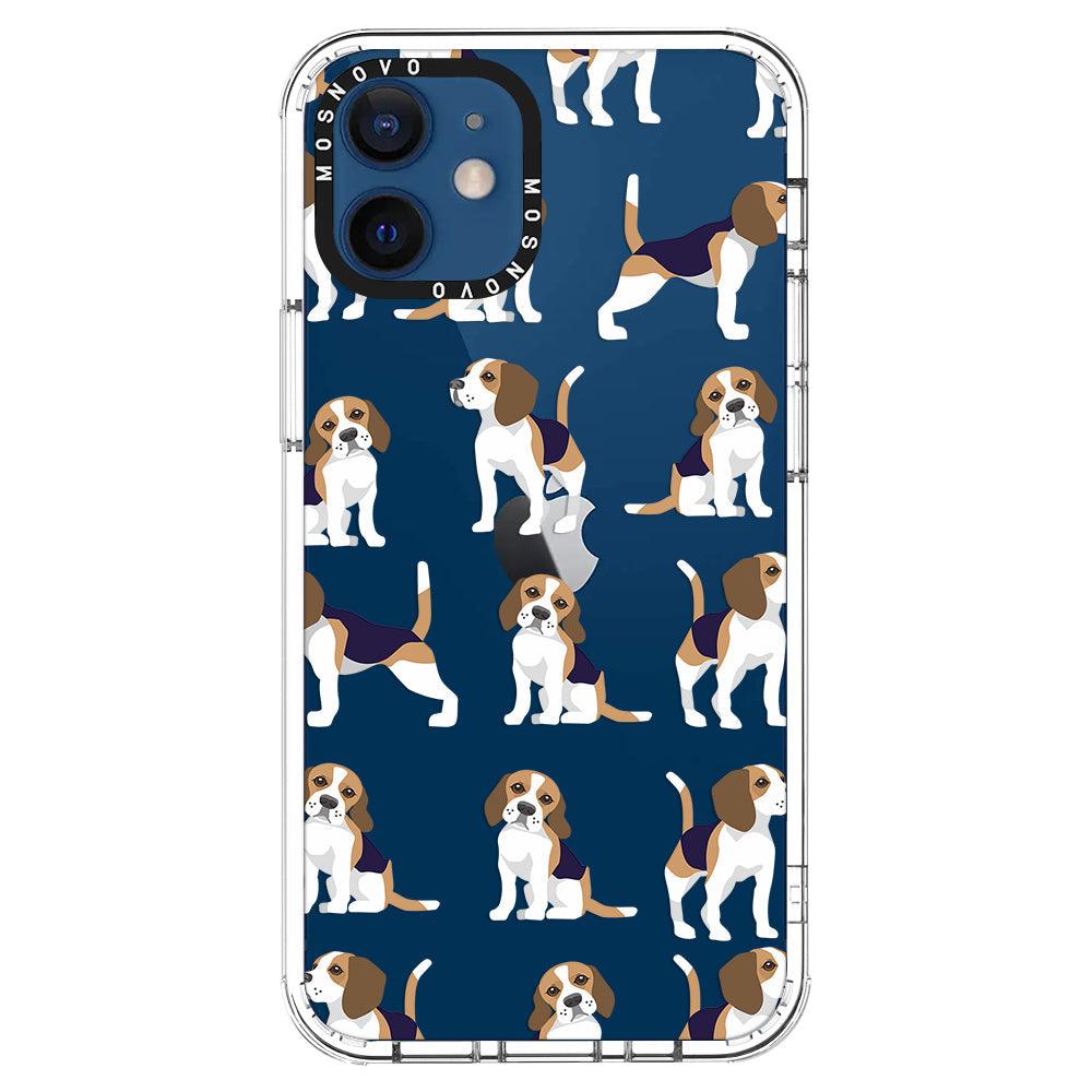 Cute Beagles Phone Case - iPhone 12 Case - MOSNOVO