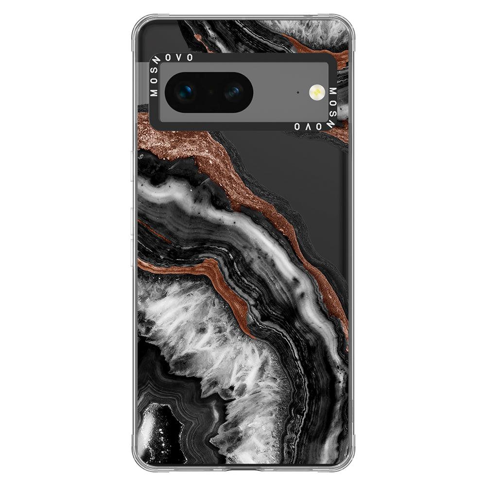 Black Agate Phone Case - Google Pixel 7 Case - MOSNOVO