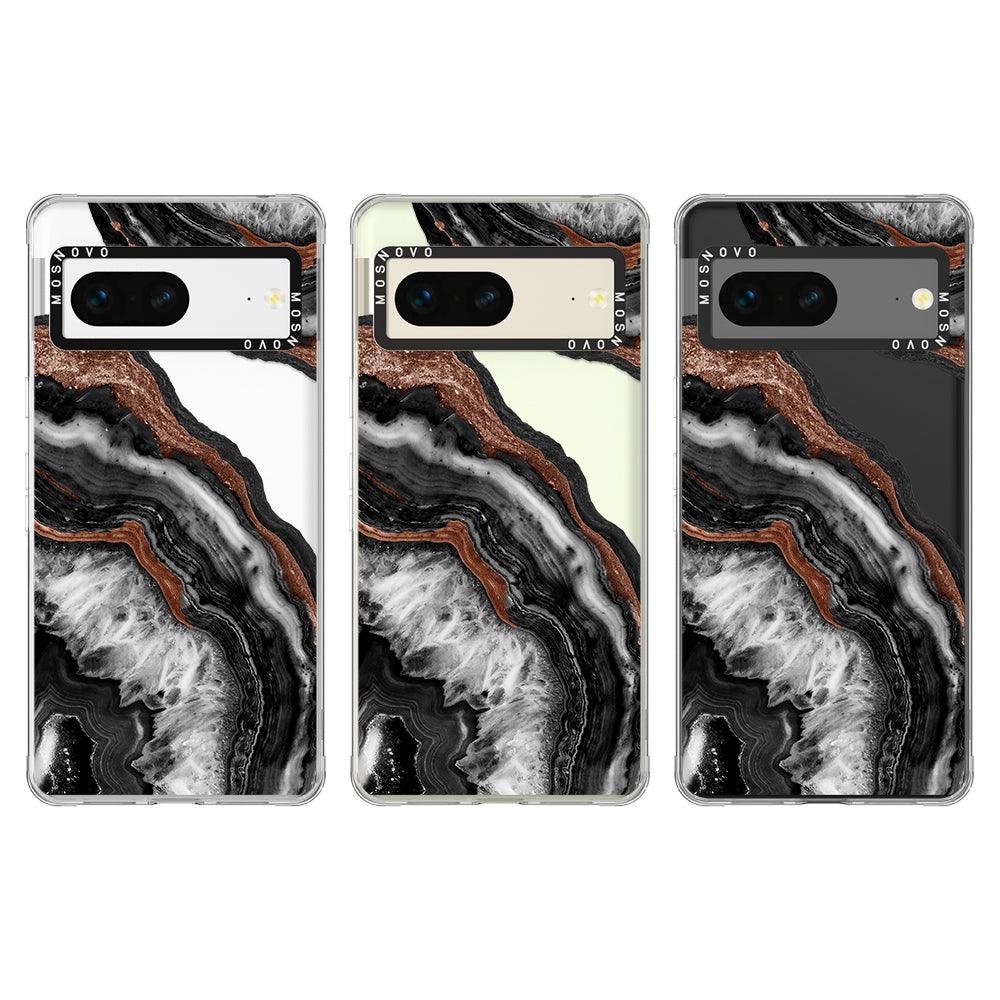 Black Agate Phone Case - Google Pixel 7 Case - MOSNOVO