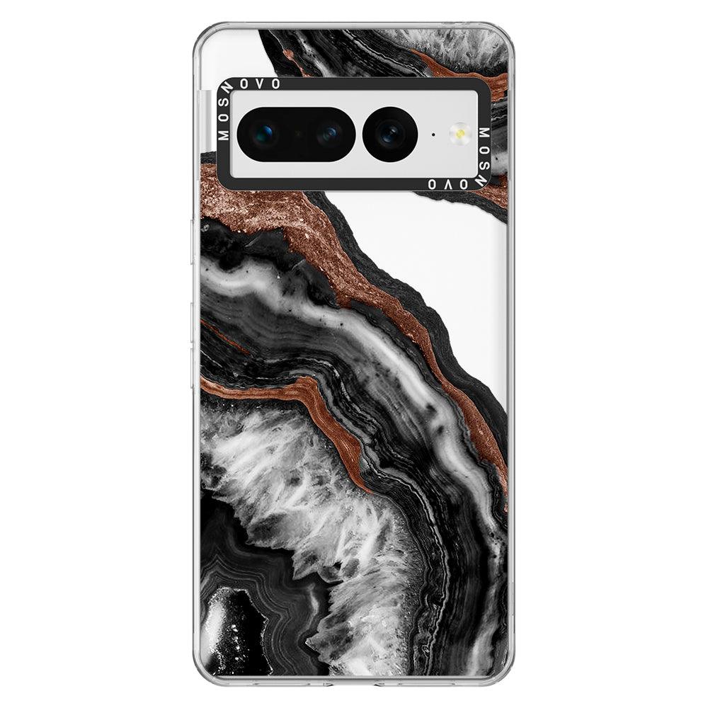 Black Agate Phone Case - Google Pixel 7 Pro Case - MOSNOVO