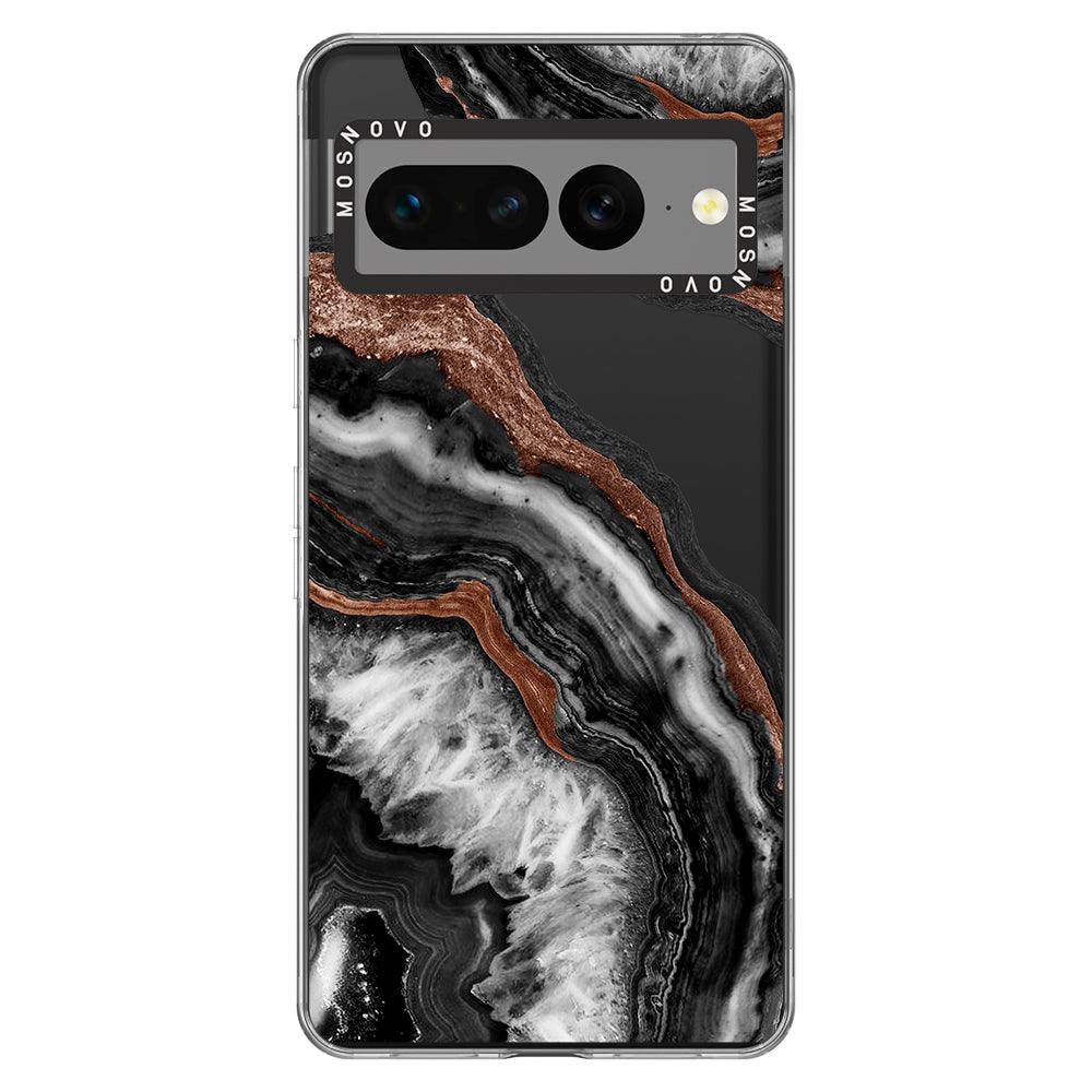 Black Agate Phone Case - Google Pixel 7 Pro Case - MOSNOVO