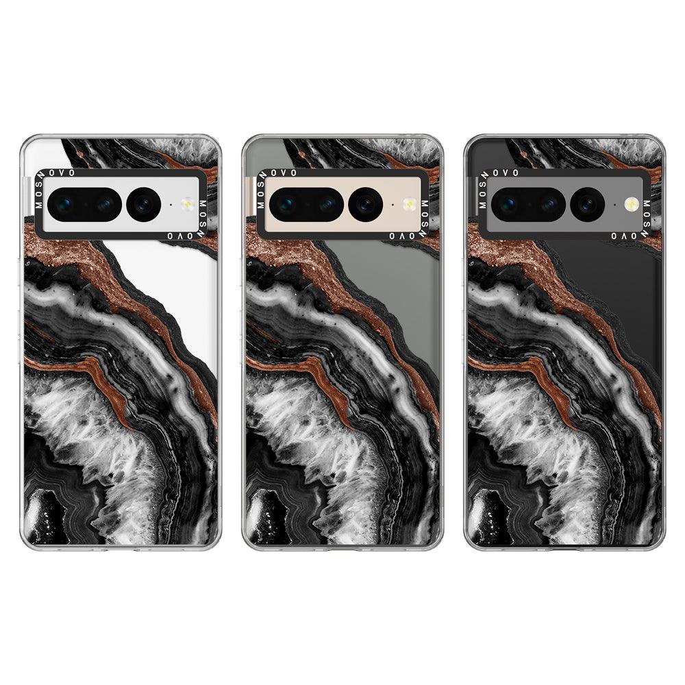 Black Agate Phone Case - Google Pixel 7 Pro Case - MOSNOVO