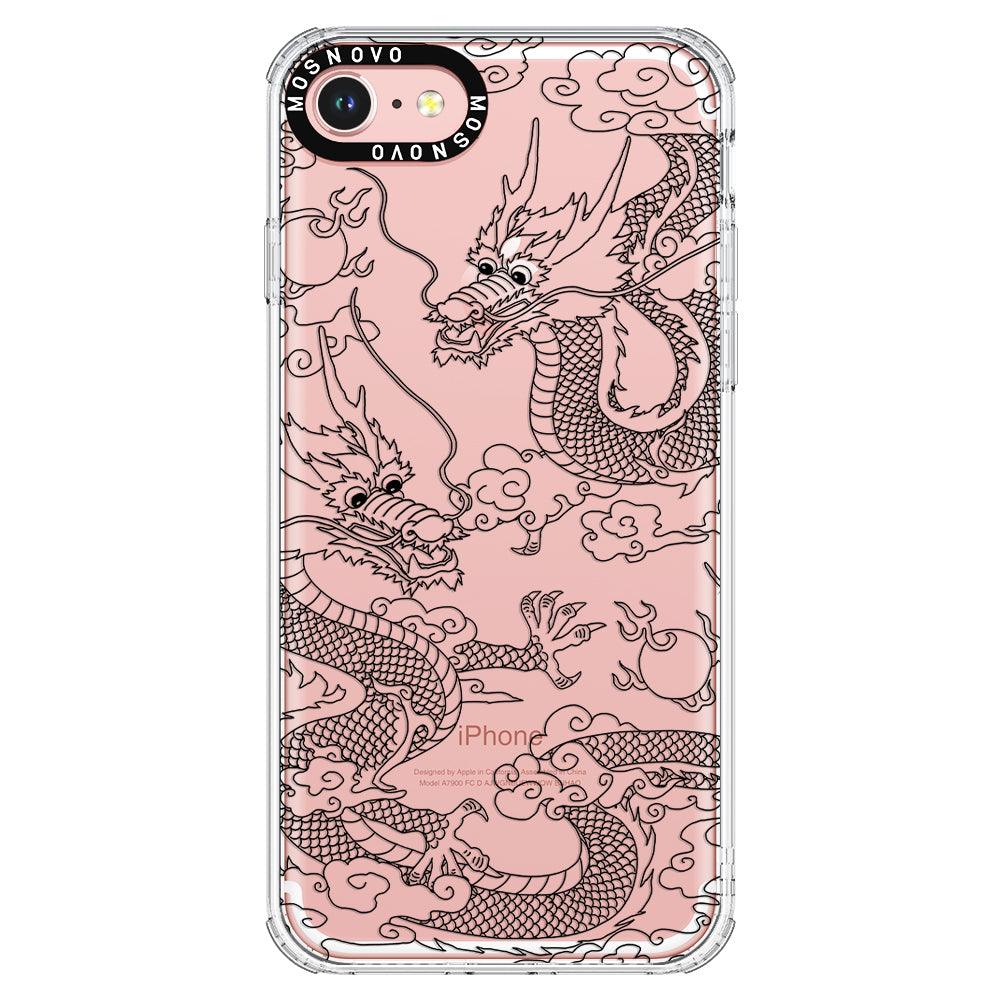 Black Dragon Phone Case - iPhone 7 Case - MOSNOVO