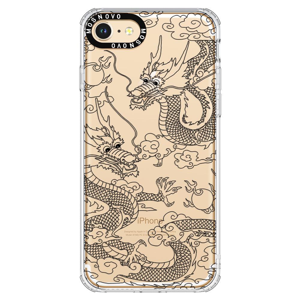 Black Dragon Phone Case - iPhone 7 Case - MOSNOVO