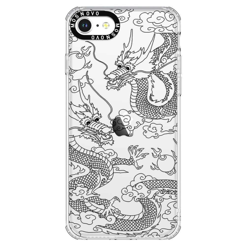 Black Dragon Phone Case - iPhone 7 Case - MOSNOVO