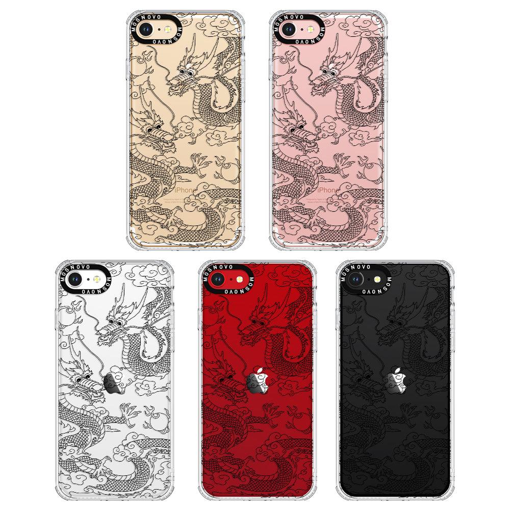 Black Dragon Phone Case - iPhone 7 Case - MOSNOVO